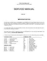 Preview for 2 page of Fender Pro Reverb Service Manual