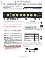 Предварительный просмотр 8 страницы Fender Rumble 100 Owner'S Manual