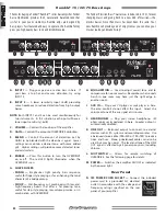 Предварительный просмотр 6 страницы Fender Rumble 15 Owner'S Manual