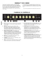 Предварительный просмотр 15 страницы Fender RUMBLE 800 COMBO Owner'S Manual