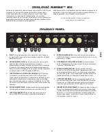 Предварительный просмотр 24 страницы Fender RUMBLE 800 COMBO Owner'S Manual