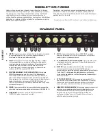 Предварительный просмотр 27 страницы Fender RUMBLE 800 COMBO Owner'S Manual