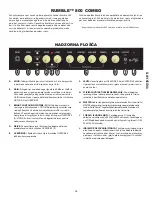 Предварительный просмотр 30 страницы Fender RUMBLE 800 COMBO Owner'S Manual