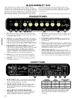 Preview for 26 page of Fender Rumble 800 Owner'S Manual