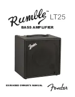 Предварительный просмотр 1 страницы Fender Rumble LT25 Owner'S Manual