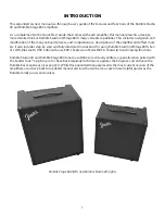 Предварительный просмотр 3 страницы Fender RUMBLE STAGE 800 Owner'S Manual