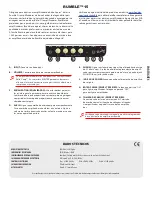 Предварительный просмотр 5 страницы Fender Squier Rumble Series Owner'S Manual