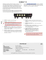 Предварительный просмотр 8 страницы Fender Squier Rumble Series Owner'S Manual