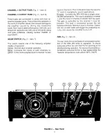 Preview for 7 page of Fender SRA 400 Operating Instructions Manual