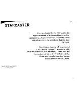 Preview for 2 page of Fender Starcaster Owner'S Manual