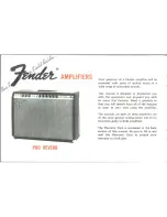 Предварительный просмотр 2 страницы Fender Super Reverb Owner'S Manual