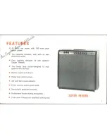 Предварительный просмотр 3 страницы Fender Super Reverb Owner'S Manual