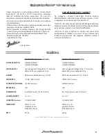 Предварительный просмотр 7 страницы Fender SUPER SONIC 412 ST Owner'S Manual