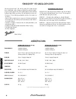 Предварительный просмотр 8 страницы Fender SUPER SONIC 412 ST Owner'S Manual