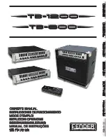 Fender TB-1200 Owner'S Manual предпросмотр