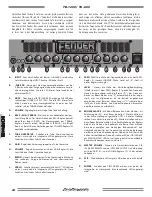 Preview for 22 page of Fender TB-1200 Owner'S Manual