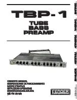 Fender TBP-1 Owner'S Manual предпросмотр