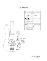 Preview for 3 page of Fender Tony Franklin Fretless P Bass User Manual