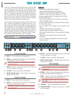 Предварительный просмотр 8 страницы Fender Twin Reverb Owner'S Manual