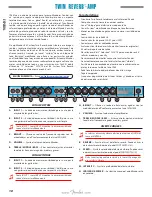 Предварительный просмотр 10 страницы Fender Twin Reverb Owner'S Manual