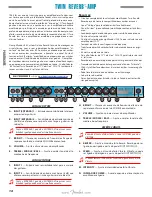 Предварительный просмотр 14 страницы Fender Twin Reverb Owner'S Manual