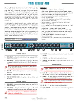 Предварительный просмотр 18 страницы Fender Twin Reverb Owner'S Manual