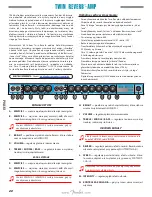 Предварительный просмотр 20 страницы Fender Twin Reverb Owner'S Manual