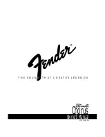 Preview for 1 page of Fender Ultimate Chorus Owner'S Manual