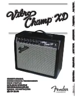 Fender Vibro-champ Xd Owner'S Manual preview