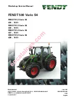 Preview for 1 page of FENDT 500 Vario S4 Workshop Service Manual