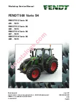 FENDT 500 Vario S4 Workshop Service Manual preview