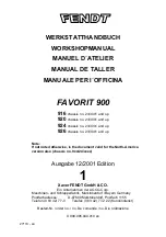 Предварительный просмотр 1 страницы FENDT FAVORIT 900 Workshop Manual