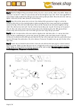 Preview for 6 page of fenek.shop Luxury Camping Tent 5m Manual