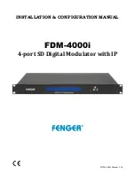 Fenger FDM-4000i Installation & Configuration Manual preview