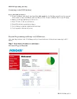 Preview for 7 page of Fenger HDGT-8804 User Manual And Installation Manual