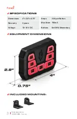 Preview for 3 page of Feniex 4200 MINI Quick Start Manual