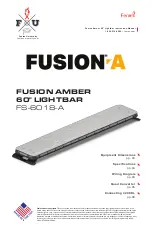 Предварительный просмотр 1 страницы Feniex FUSION-A FS-6018-A Manual