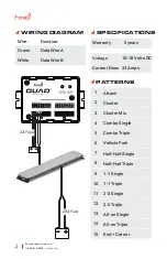 Предварительный просмотр 4 страницы Feniex FUSION-A FS-6018-A Manual