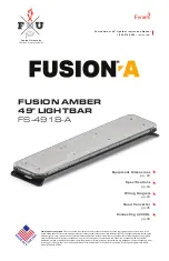 Preview for 1 page of Feniex FUSION AMBER Manual