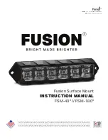 Feniex FUSION FSM-180 Series Instruction Manual preview