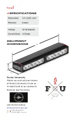 Preview for 3 page of Feniex FUSION-S 200 LIGHTSTICK Instruction Manual