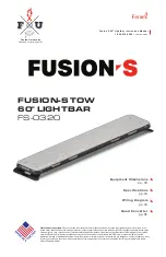 Feniex FUSION-S FS-0320 Instruction Manual предпросмотр