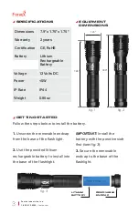 Preview for 3 page of Feniex GUARDIAN FL-001 Instruction Manual