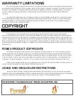 Preview for 3 page of Feniex L-22109 Installation And Operational Manual