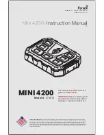 Preview for 1 page of Feniex Mini 4200 Instruction Manual