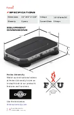 Preview for 3 page of Feniex QUAD Q-6120 Instruction Manual