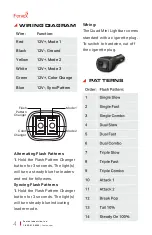 Предварительный просмотр 4 страницы Feniex QUAD Q-6120 Instruction Manual