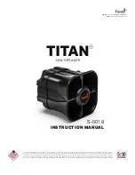 Предварительный просмотр 1 страницы Feniex TITAN S-5018 Instruction Manual