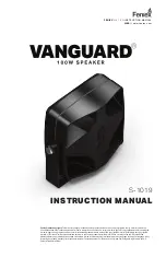 Предварительный просмотр 1 страницы Feniex VANGUARD S-1019 Instruction Manual