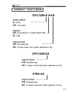 Предварительный просмотр 45 страницы Fenix Imvico EPC1200 Series Operation Manual